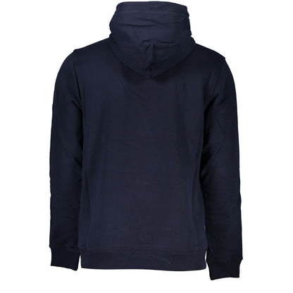 Tommy Hilfiger Blue Cotton Men Sweater with Hood