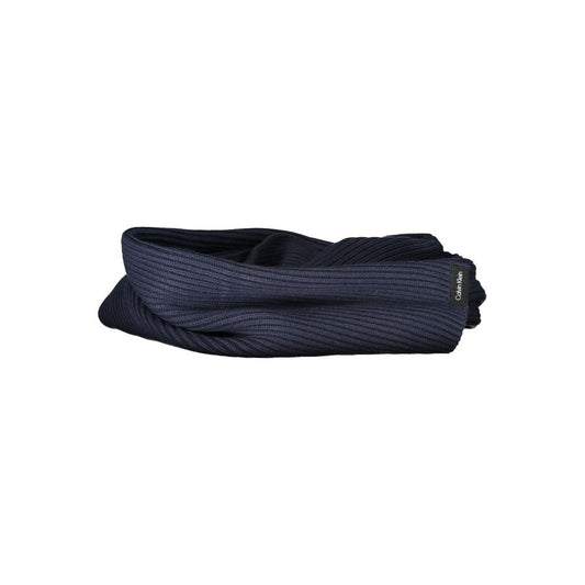 Calvin Klein Blue Cotton Men Scarf