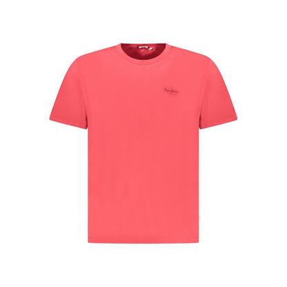 Pepe Jeans Red Cotton T-Shirt