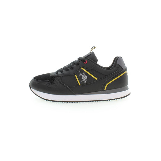 U.S. POLO ASSN. Black Polyester Sneaker