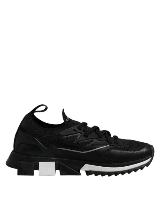 Dolce & Gabbana Black SORRENTO Sport Stretch Sneakers Shoes