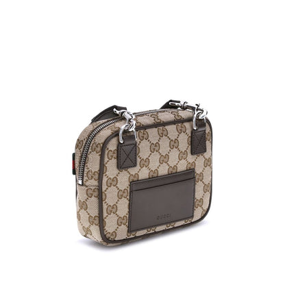 Gucci Brown Polyester Shoulder Bag