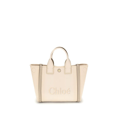 Chloé Beige Cotton Handbag