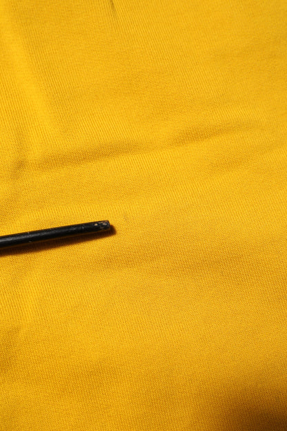 Dolce & Gabbana Yellow Cotton Sweatpants Jogger Pants