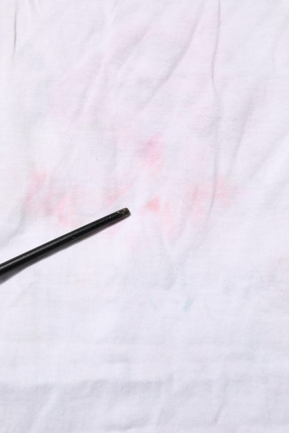 Dolce & Gabbana White Cotton Printed Sleeveless Round Neck Top