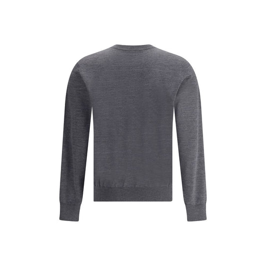 Dsquared² Gray Fleece Wool Sweatshirt