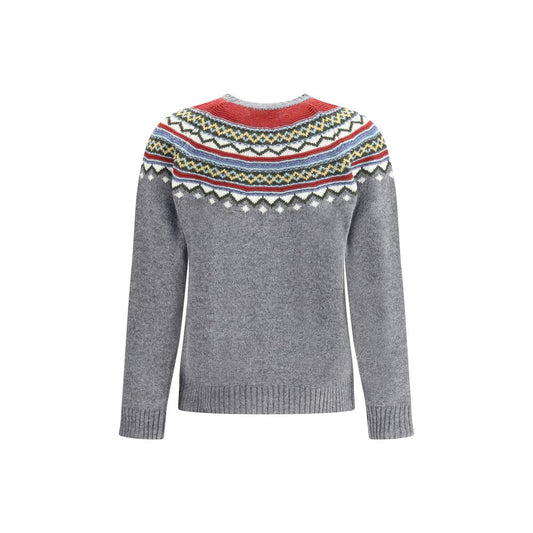 Dsquared² Gray Fleece Wool Sweatshirt
