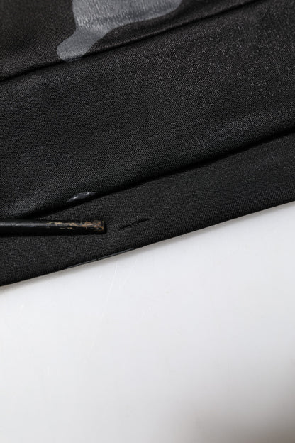 Dolce & Gabbana Black Camouflage Pullover Sweatshirt Sweater