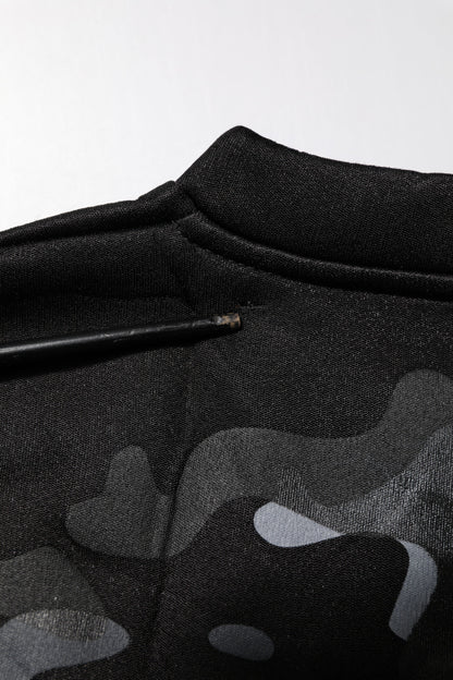 Dolce & Gabbana Black Camouflage Pullover Sweatshirt Sweater