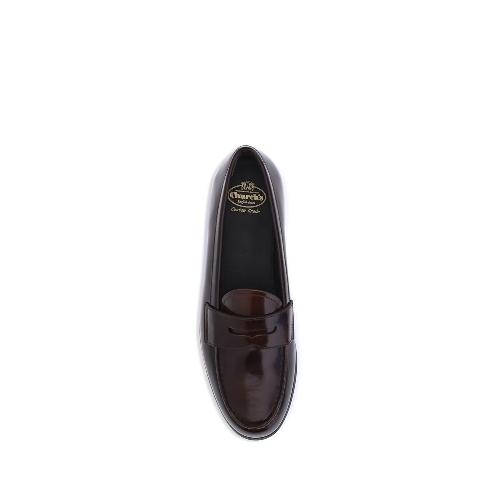 Church's Brown Calf Leather Bos Taurus Slip-On Loafers