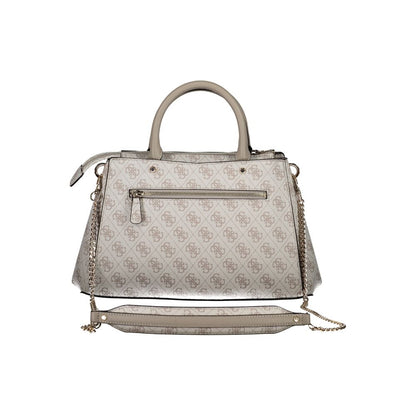 Guess Jeans Grigio Polyurethane Women Handbag