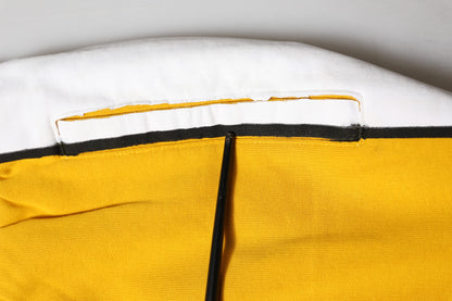 Dolce & Gabbana Yellow Cotton Sweatpants Jogger Trouser Pants