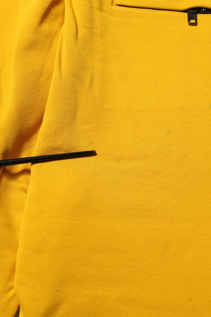 Dolce & Gabbana Yellow Cotton Sweatpants Jogger Trouser Pants