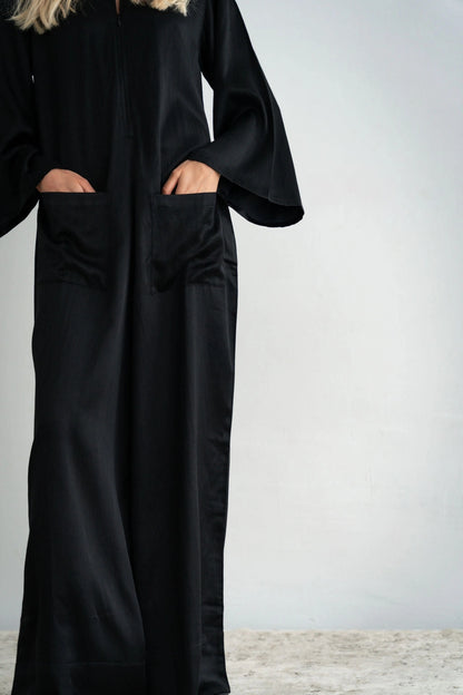 Silk Jumpsuit (Copy) BLACK