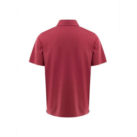 Gran Sasso Red Cotton Polo Shirt