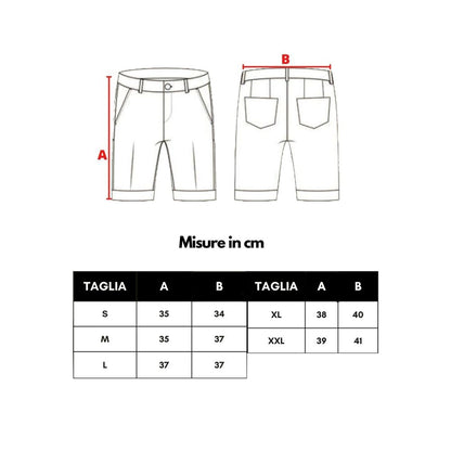 Malo Blue Polyester Shorts