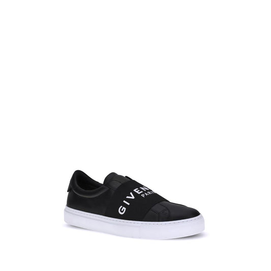 Givenchy Black Calf Leather Bos Taurus Low Top Sneakers