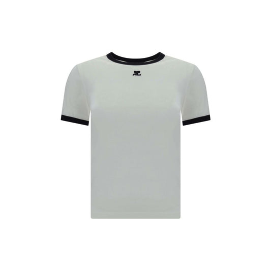 Courrèges White Cotton T-Shirt