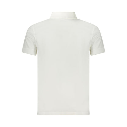 Hugo Boss White Cotton Polo Shirt