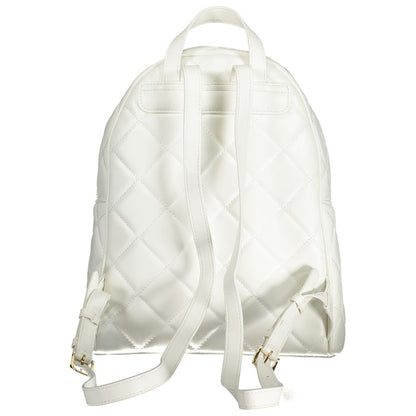 Mario Valentino White Polyethylene Backpack