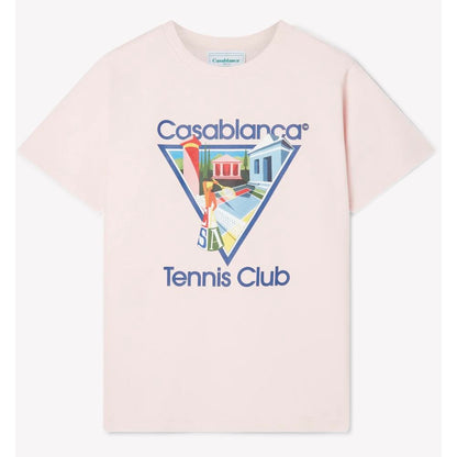 Casablanca Pink Cotton T-Shirt