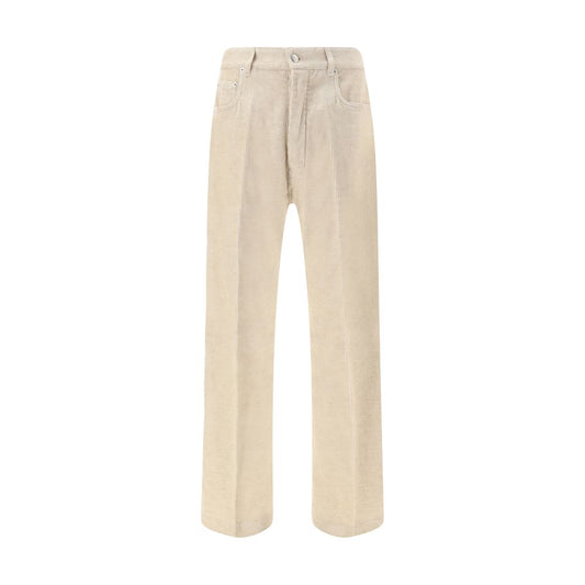 Rick Owens Beige Cotton Casual Pants