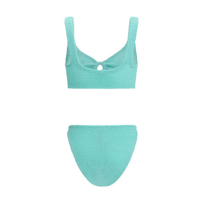 Hunza G Green Polyamide Bikini