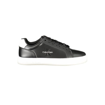 Calvin Klein Black Leather Men Sneaker