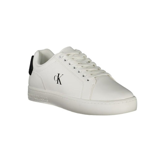 Calvin Klein White Leather Men Sneaker