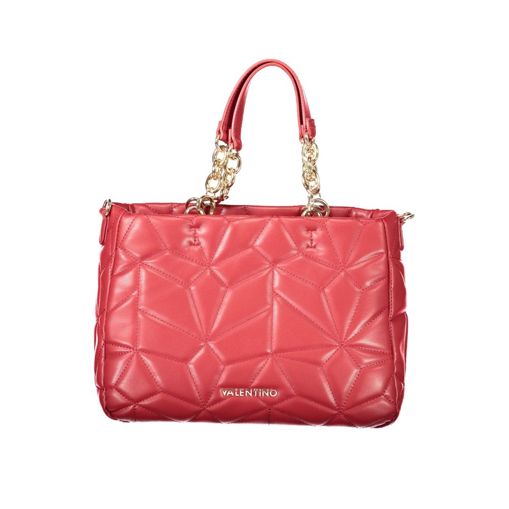Mario Valentino Red Polyethylene Women Handbag