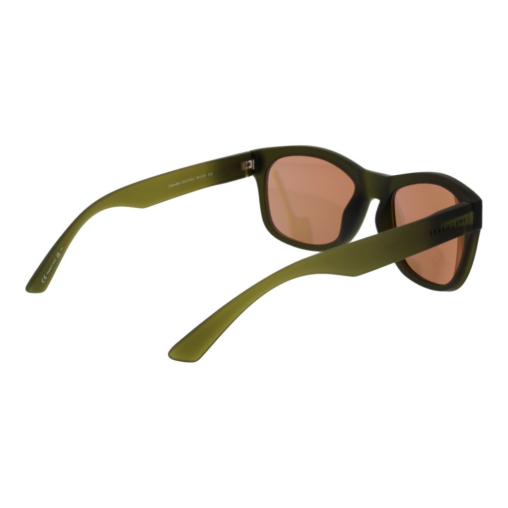 Serengeti Green Plastic Sunglasses