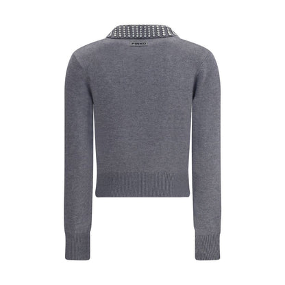 PINKO Gray Nylon Sweatshirt