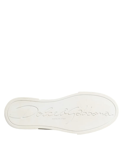 Dolce & Gabbana Multicolor Patchwork Low Top Sneakers Shoes