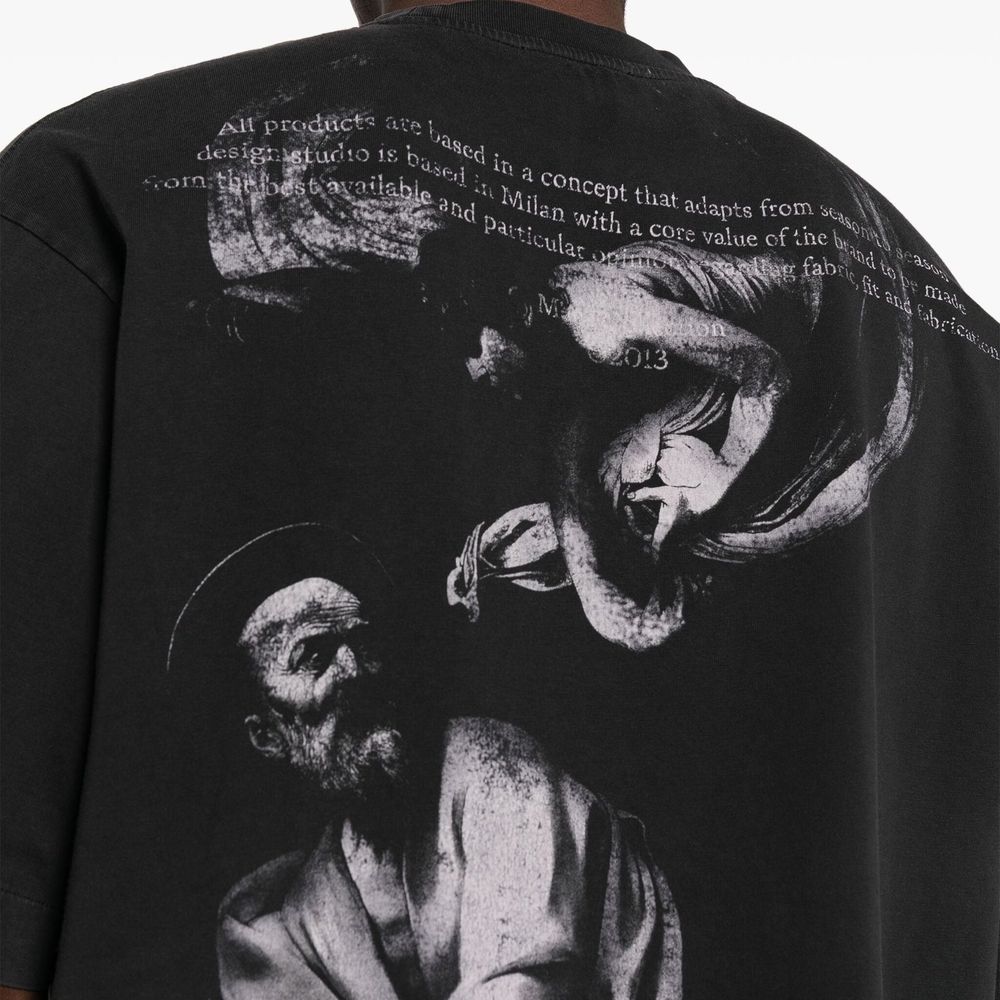 Off-White Black Cotton T-Shirt