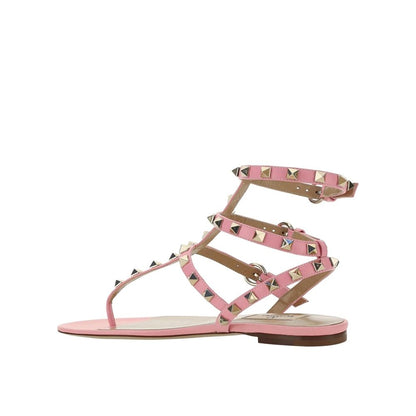 Valentino Garavani Multicolor Calfskin Strap-On Sandals