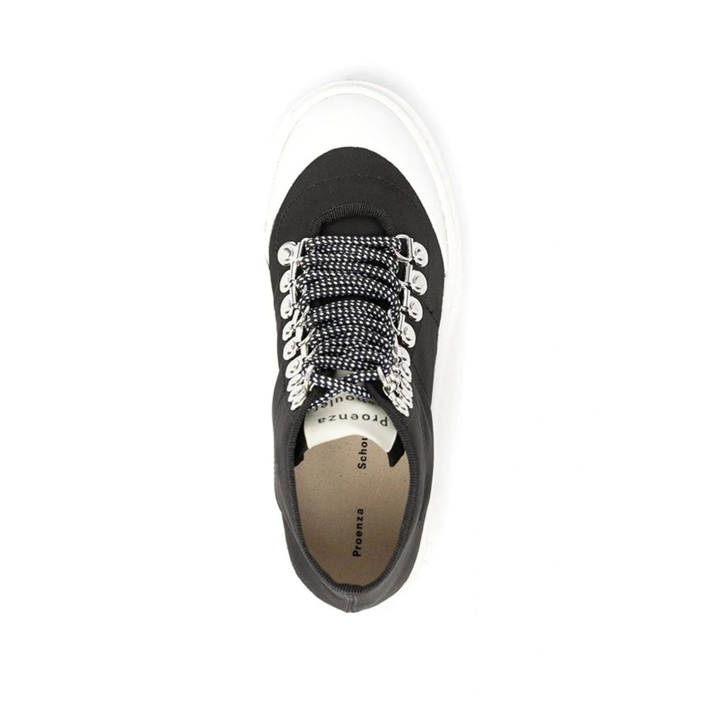 Proenza Schouler Black Canvas Chunky Sneakers