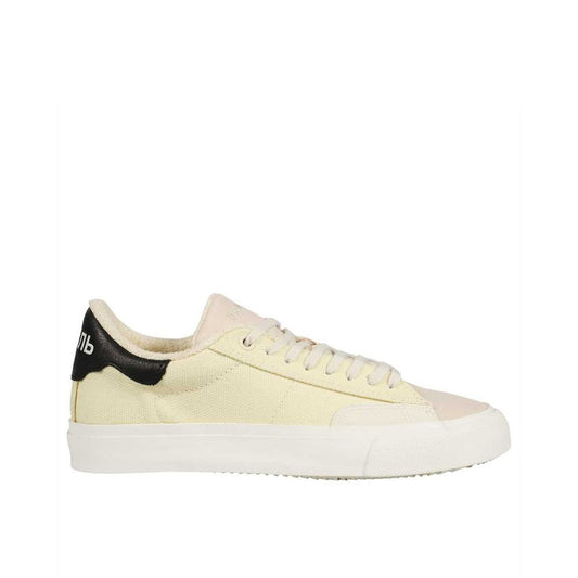 Heron Preston White Canvas Low Top Sneakers