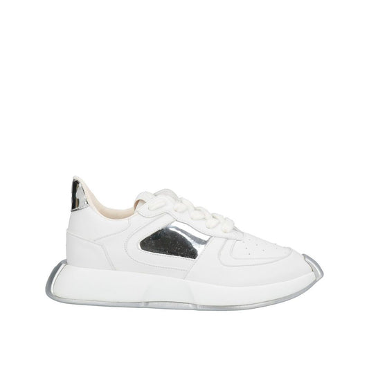 Giuseppe Zanotti White Calfskin Chunky Sneakers