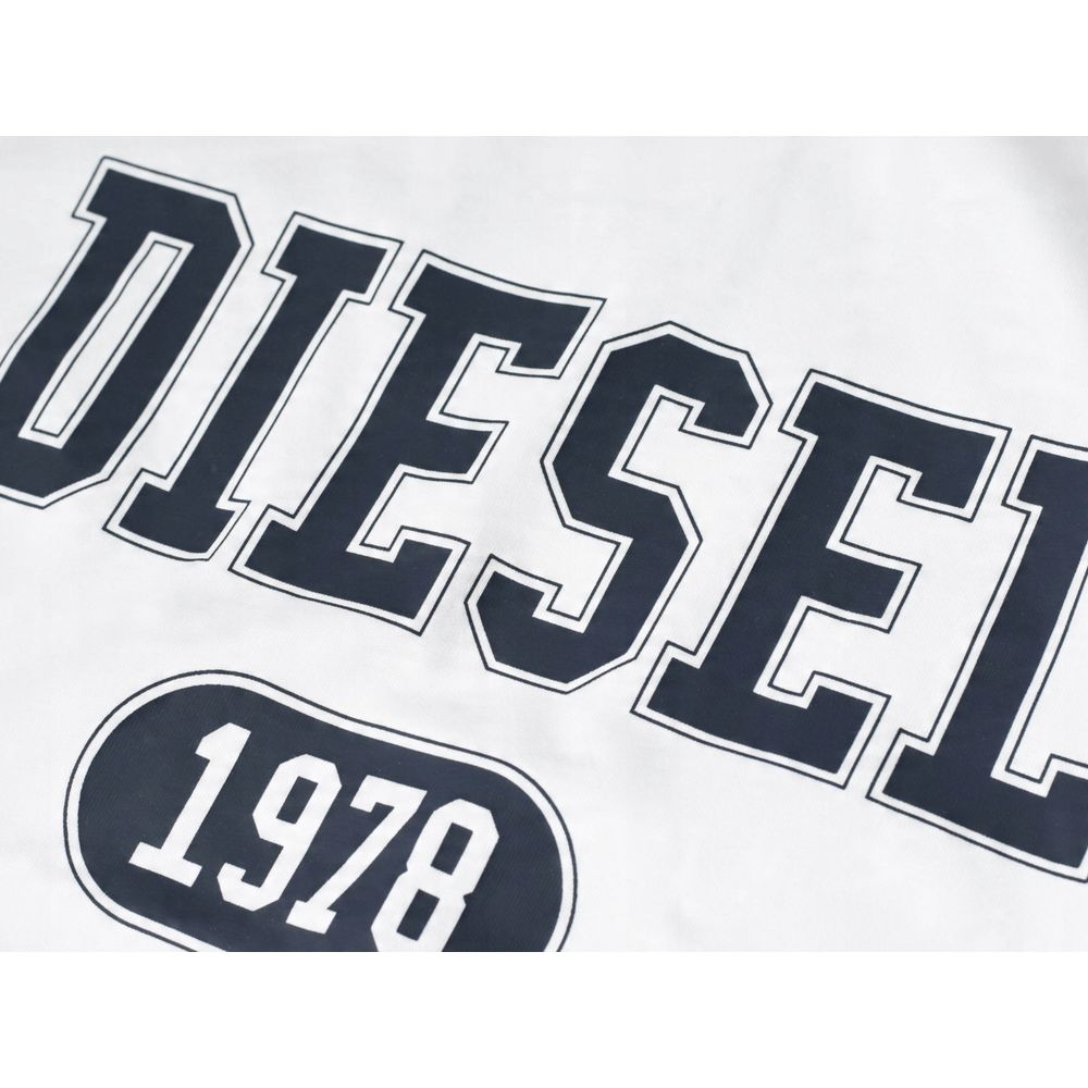 Diesel White Cotton T-Shirt