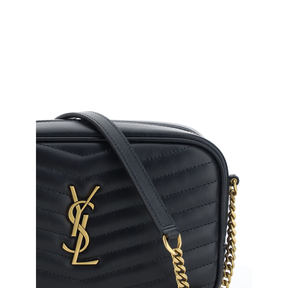 Saint Laurent Black Calf Leather Bos Taurus Shoulder Bag