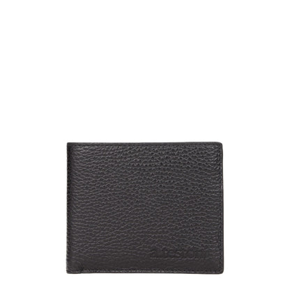 Testoni Black Leather Wallet