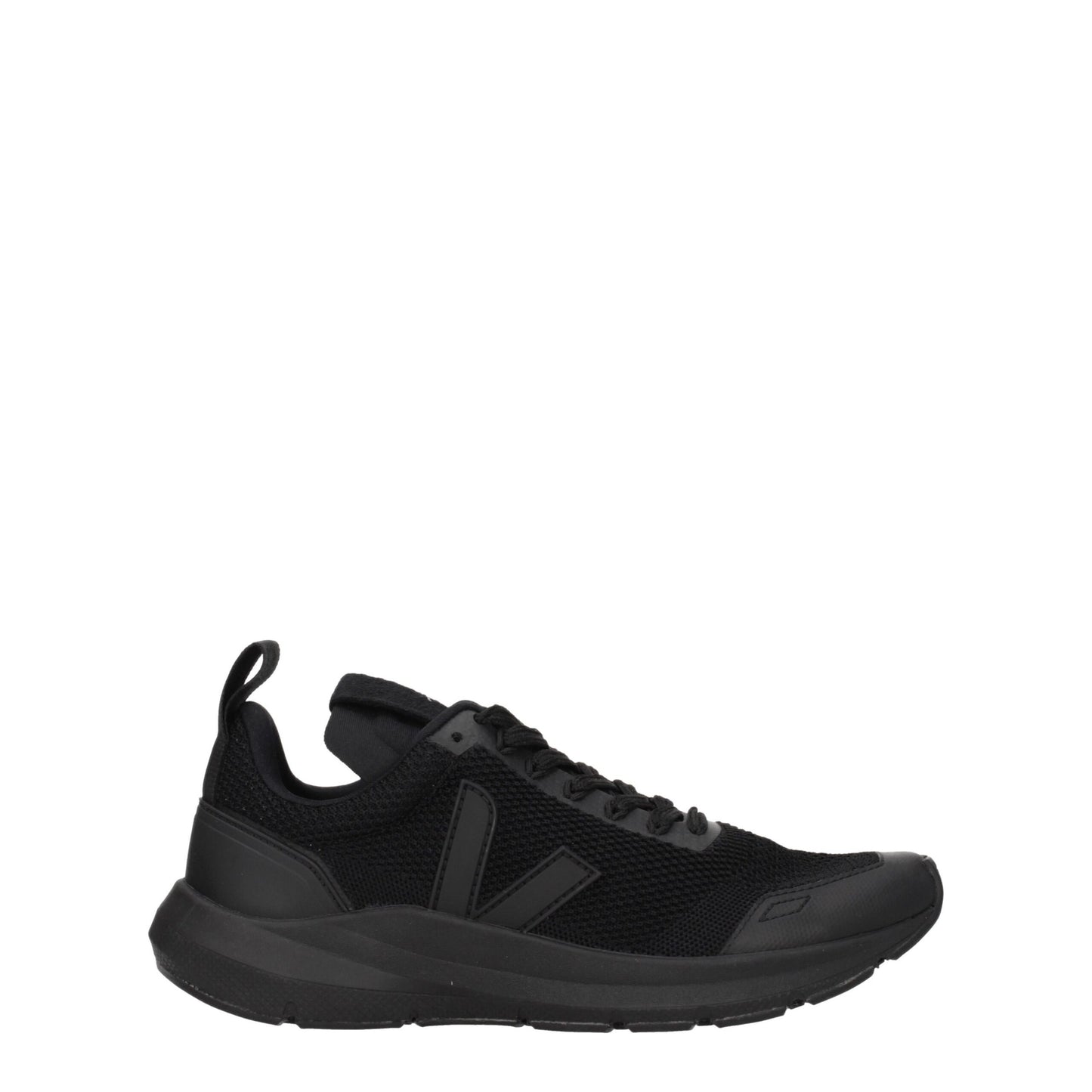 Veja Black Fabric Athletic Sneakers