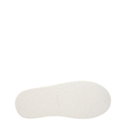 Jil Sander White Fabric Platform Sneakers