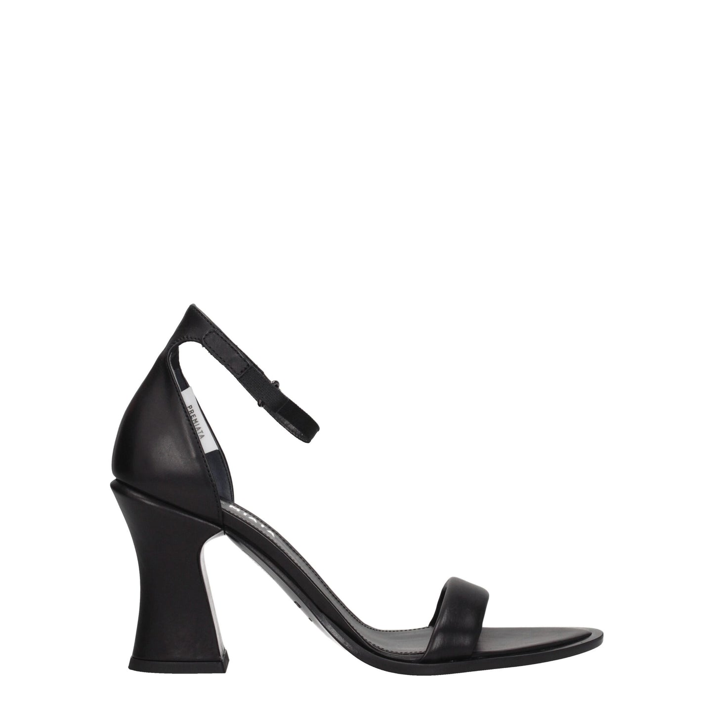 Premiata Black Leather Sandals