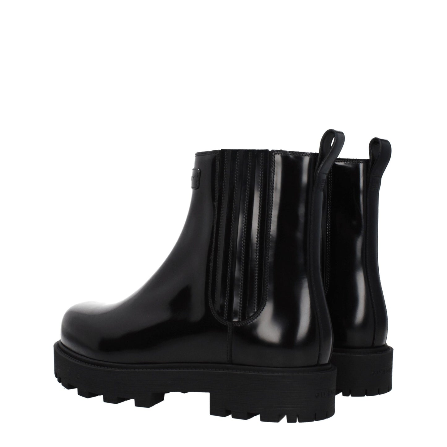 Givenchy Black Leather Ankle Boots