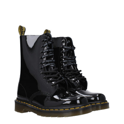 Dr. Martens Black Leather Ankle Boots