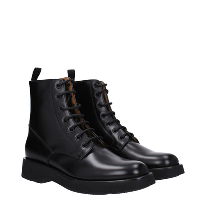 Church's Black Leather Ankle Boots