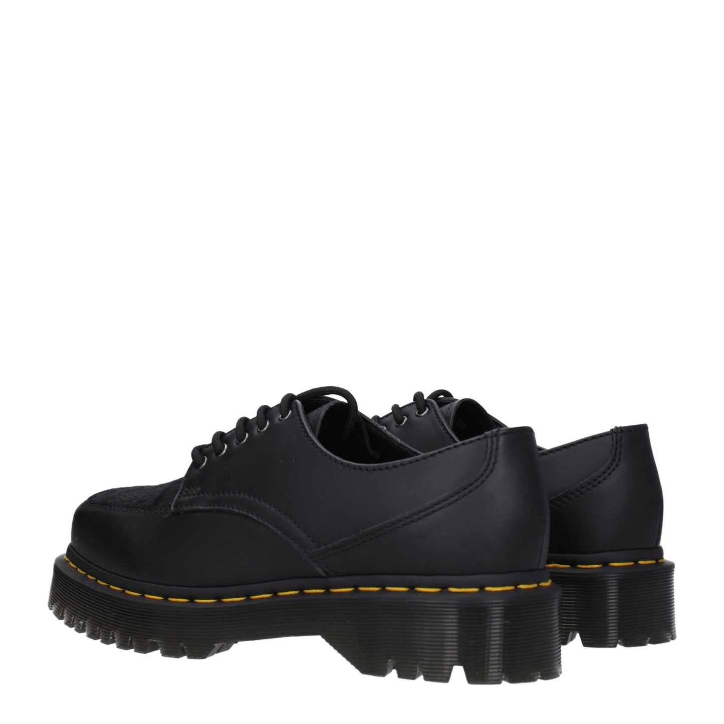 Dr. Martens Black Leather Oxfords And Derbies
