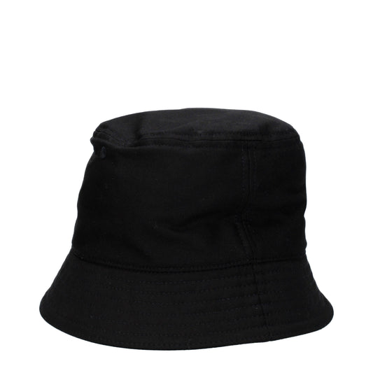 Valentino Garavani Black Cotton Bucket Hat