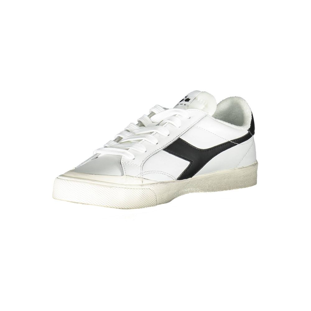 Diadora White Fabric Sneaker